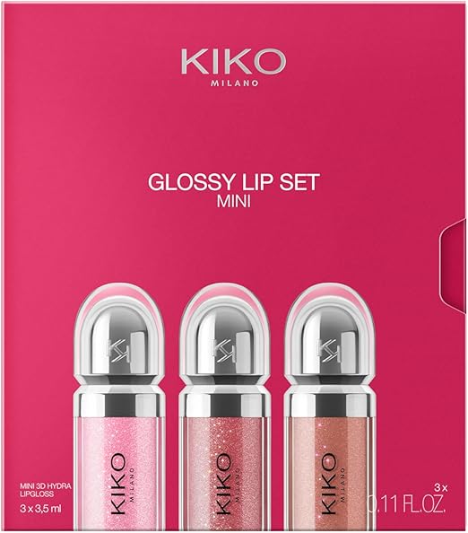 لیپ گلاس کیکو میلانو مدل Glossy مجموعه ۳ عددی